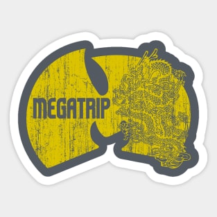 Megatrip (nuthing ta f' wit - yellow gold variant) Sticker